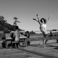 Surreal Ballerina Bird Woman on Salt Spring Island, British Columbia, Canada