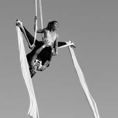 aerial silks on Salt Spring Island, BC