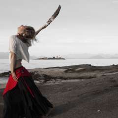 The Goddess Melissa Dancing on Gabriola Island, BC, Canada