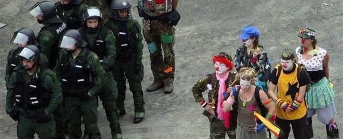 clowns to the left of me, jokers to the right…